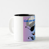 見えるか? ツートーンマグカップ (正面左)