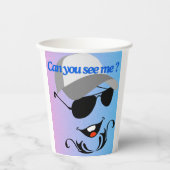 見えるか？ 紙コップ (正面)