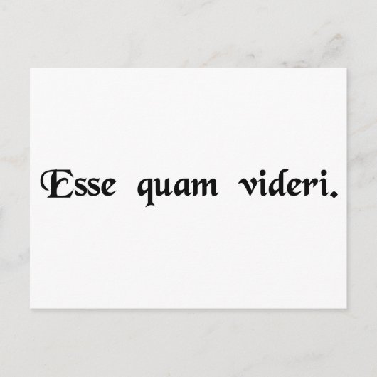 見えるより生きること。 ポストカード (正面)