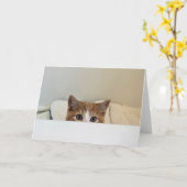 「見えるよ」 – ルイーズが覗き見る カード (黄色い花)