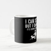 見える。でも無理だ。盲人生活者 コーヒーマグカップ (正面左)