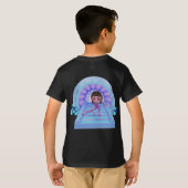 「見えるTシャツきらめくスタイル子供へ!」 Tシャツ (裏面フル)