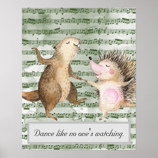 見お洒落る人のないように踊る ポスター (正面)