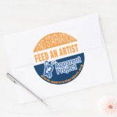 見かけのプロジェクトシール ラウンドシール (封筒)