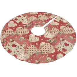 見かわいらした動揺してヴィンテージみすぼらしいシックなフローラ ブラッシュドポリエステルツリースカート