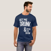 見せ飲て楽しむくれ Tシャツ (正面フル)