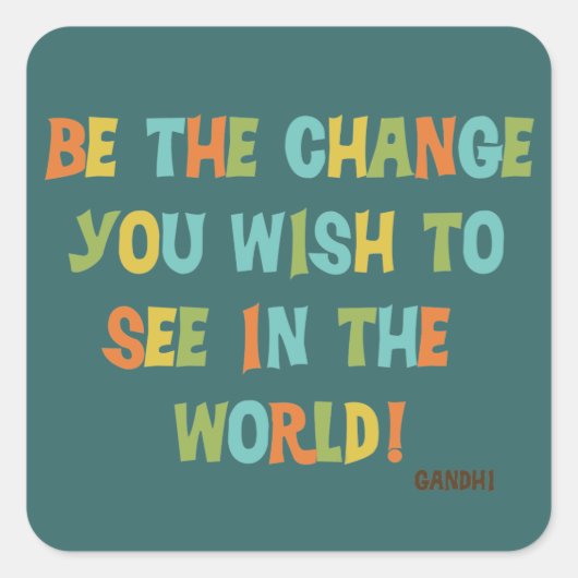 見たい変化である スクエアシール (正面)