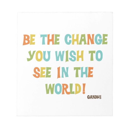 見たい変化である ノートパッド (正面)