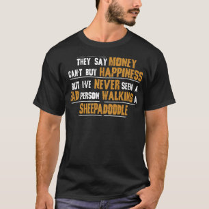 見たことのない悲しい人の歩く Tシャツ