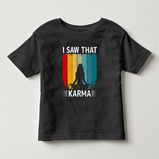 見たぞ、カルマ トドラーTシャツ (正面)