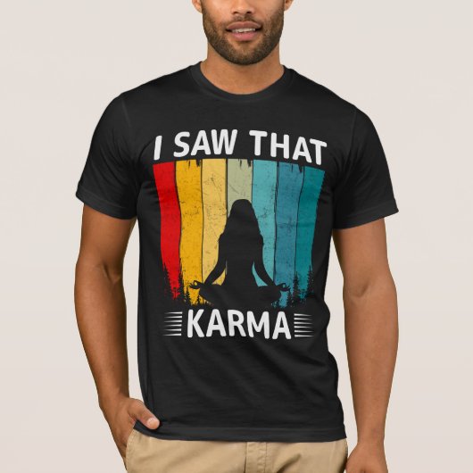 見たぞ、カルマ Tシャツ (正面)
