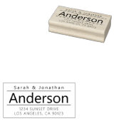 見たはっきりしためモダンのカスタマイズ可能文字 ラバースタンプ (押印)