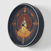 見た目がいい 壁時計 (傾斜)