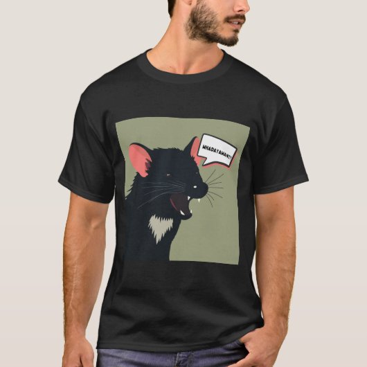 見た目が可愛すぎるタスマン風の悪魔 Tシャツ (正面)