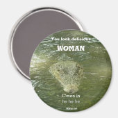 見た目が美味しい女性おもしろい磁石 マグネット (正面/裏面)