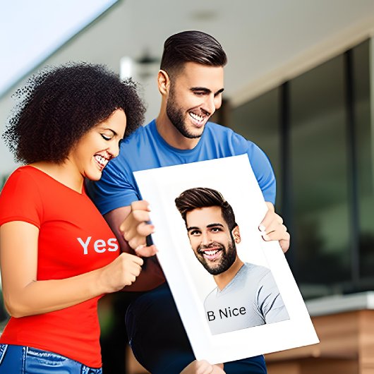 見た目が良くて良いティー:私たちの"B Nice" Tシャツ