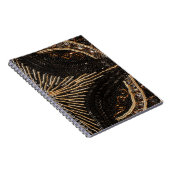 見た目が複雑なビーズ付きヴィンテージ ノートブック (右側)