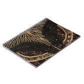 見た目が複雑なビーズ付きヴィンテージ ノートブック (左側)