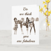 **見た目はすてきな人だと伝える**誕生日* カード (黄色い花)