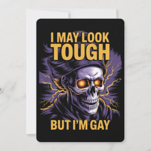 見た目は強そうだけどゲイです LGBTQプライドの味方 招待状