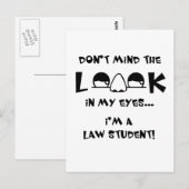見た目は気にするな…法律学校 ポストカード (正面/裏面)