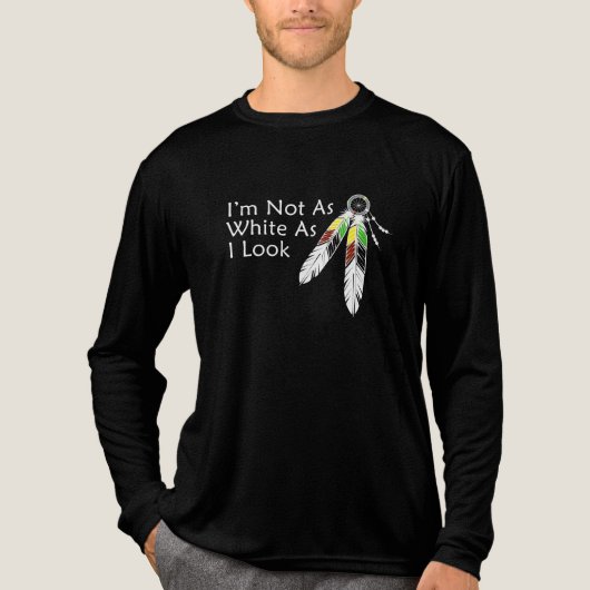 見た目ほど白くないアメリカの先住民Tシャツ トライブレンドＴシャツ (正面)