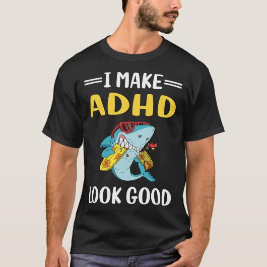 見た目も素敵 ADHD Tシャツ (正面)