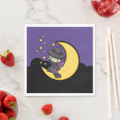 見た目も見た目も可愛いハロウィーンの魔女 スタンダードランチョンナプキン (インサイチュ)