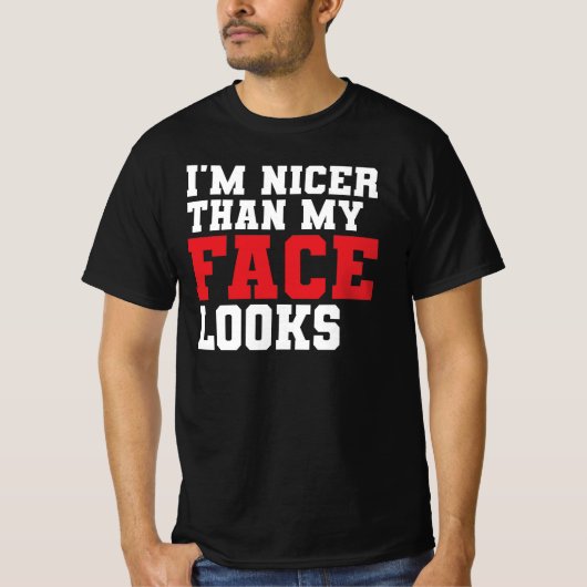 見た目より優しいんです Tシャツ (正面)
