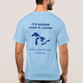 見た目より大きい！サーフィンザ素晴らしレイクス Tシャツ