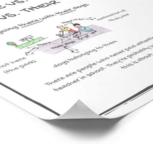 見た目を変えるアポストロフィ間抜けエラー ポスター (角)