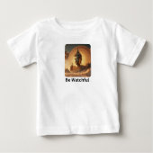 見た目を高める： Tシャツ版 ベビーTシャツ (正面)