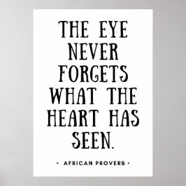 見た目忘れは決してハート ポスター