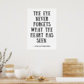 見た目忘れは決してハート ポスター (キッチン)