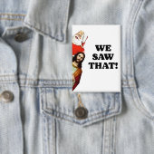 見た!サンタとイエスはいつも見ている 缶バッジ (インサイチュ)