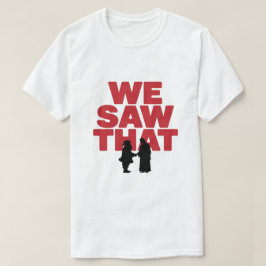 見た！サンタとイエスはいつも見ている Tシャツ