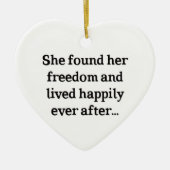 見つかった自由 セラミックオーナメント (正面)