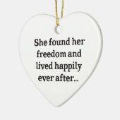 見つかった自由 セラミックオーナメント (左)