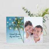 見つかった1つの魂の愛トロピカルビーチ日付を保存 案内状 (スタンド正面)