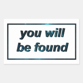 見つかる：シール 長方形シール