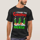 見つけたのはクリスマスピクルクリスマスズサンタトナカイE Tシャツ (正面)