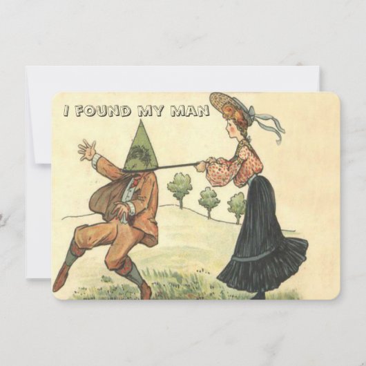 見つけた私の人って面白い 招待状 (正面)