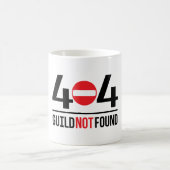 見つけられない404マグ コーヒーマグカップ (中央)