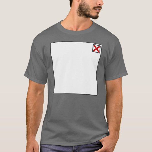 見つけられるイメージ無し Tシャツ (正面)