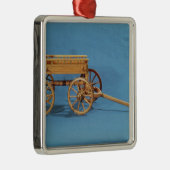 見つけられる一人乗り二輪馬車の復元 メタルオーナメント (右)