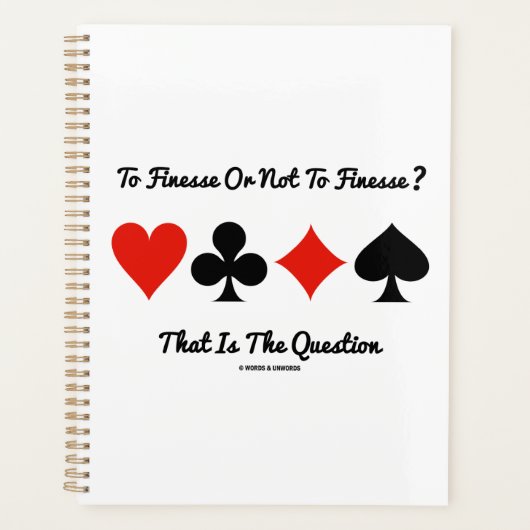 見つけるのか見つけないのか？それが問題だ プランナー手帳 (正面)