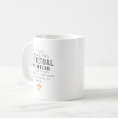 見つけるのが難しい精神的指導者 カスタム コーヒーマグカップ (正面左)