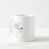 見つけるのが難しい素晴らしいグリーフカウンセラー カスタム コーヒーマグカップ (正面左)