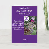 見つめコンテスト カード (裏面)