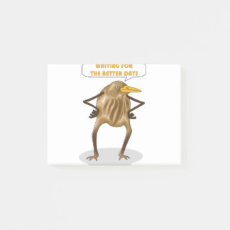 見ていおもしろいる鳥が、より良い方向への日 ポストイット